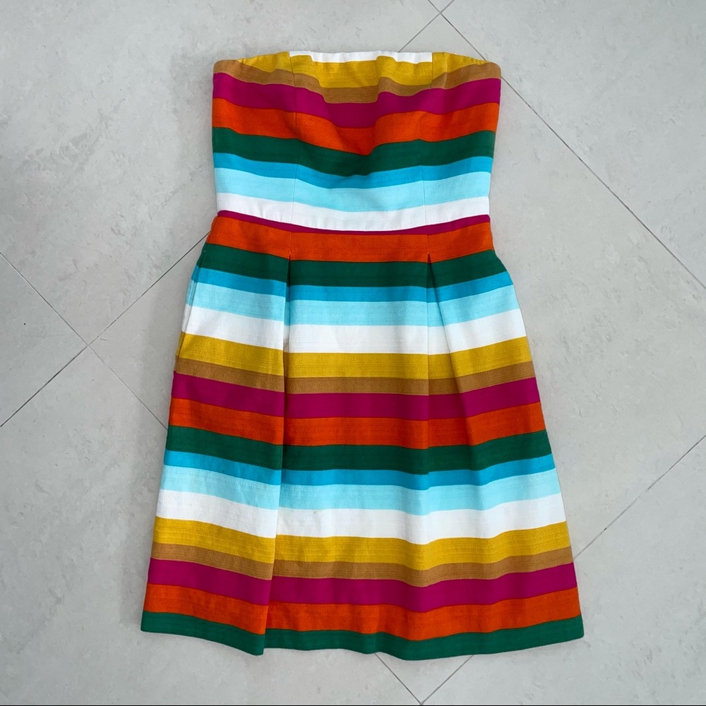 Trina Turk • colorful striped dress